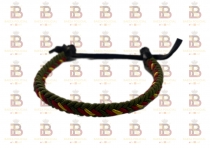 PULSERA TRENZA VERDE MILITAR